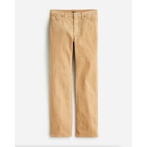 J. Crew 2023 26 High Rise Slim Demi Boot Pant Corduroy BM744 Tan
